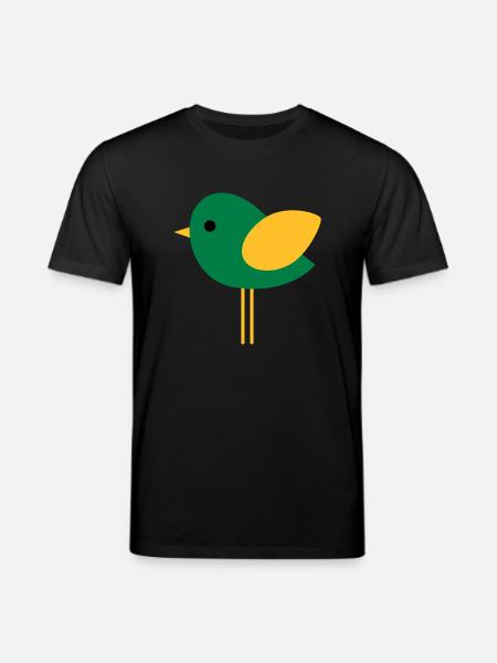 Vogel - Stanley/Stella Unisex Bio-T-Shirt CREATOR - Schwarz