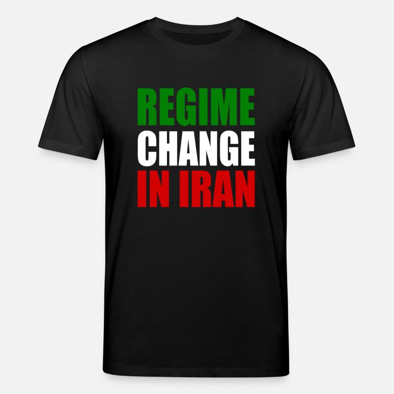 Regime change in iran - Stanley/Stella Unisex Bio-T-Shirt CREATOR  - Schwarz