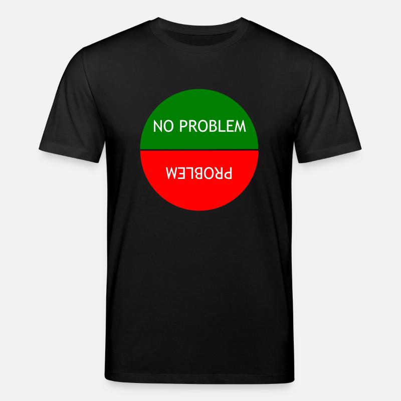 Kein Problem vs. Problem - Stanley/Stella Unisex Bio-T-Shirt CREATOR  - Schwarz
