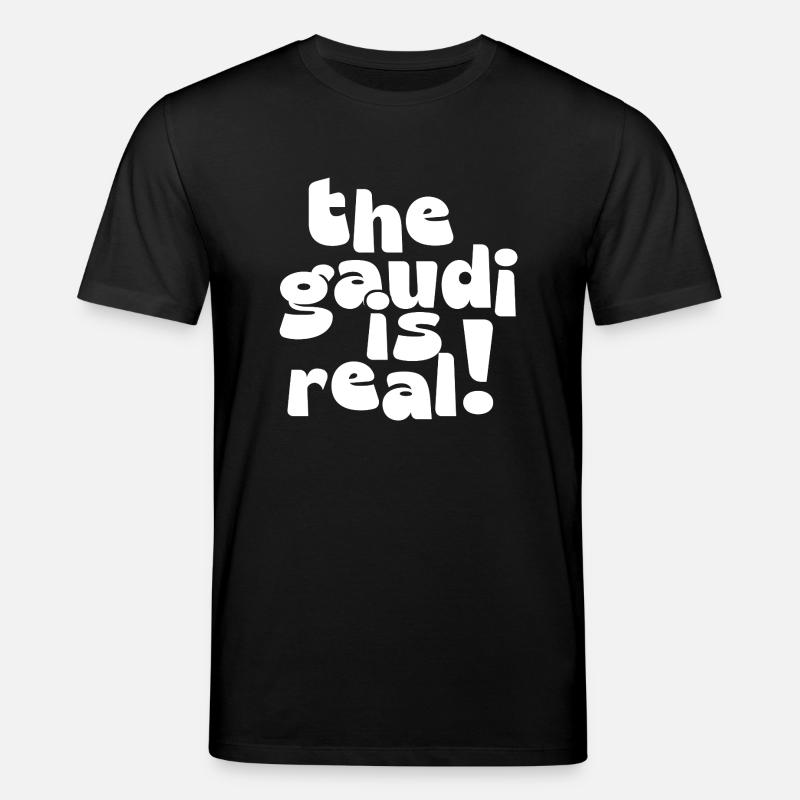 Le Gaudí est réel - T-shirt bio CREATOR Stanley/Stella Unisexe - noir