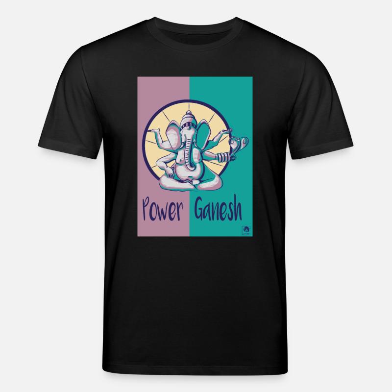 Power Ganesh - T-shirt bio CREATOR Stanley/Stella Unisexe - noir