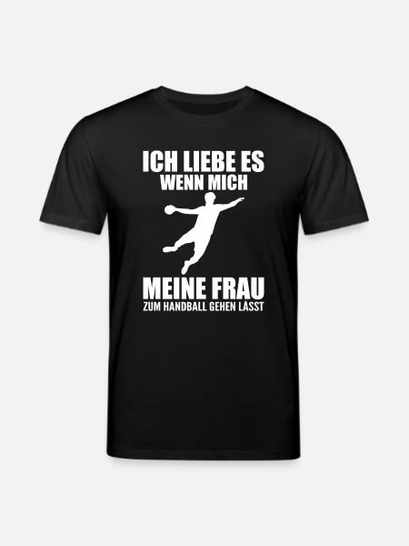 Handball Player Handball Gift - Stanley/Stella CREATOR Unisex Organic T-Shirt - black