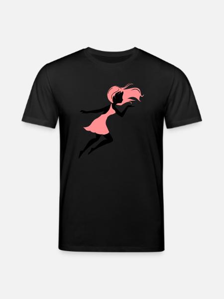 girly - Stanley/Stella CREATOR Unisex Organic T-Shirt - black