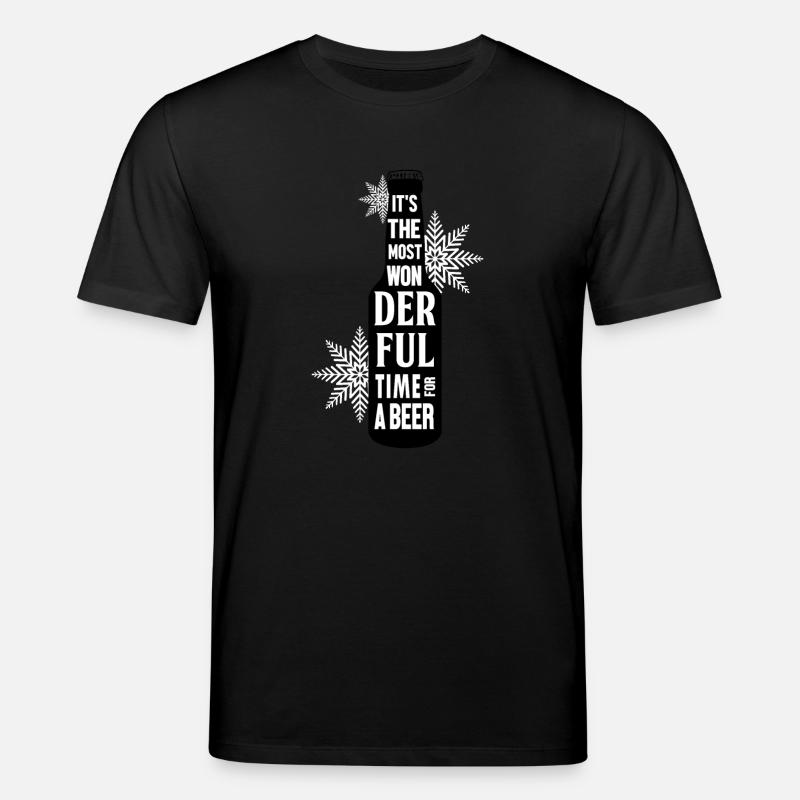 temps de bière - T-shirt bio CREATOR Stanley/Stella Unisexe - noir