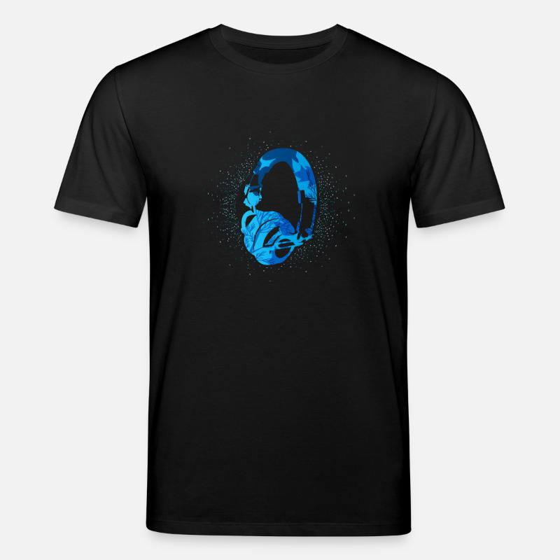 Écouteurs de musique - T-shirt bio CREATOR Stanley/Stella Unisexe - noir