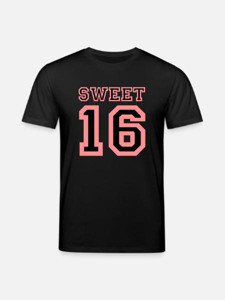 SWEET 16 - Stanley/Stella Unisex Bio-T-Shirt CREATOR - Schwarz