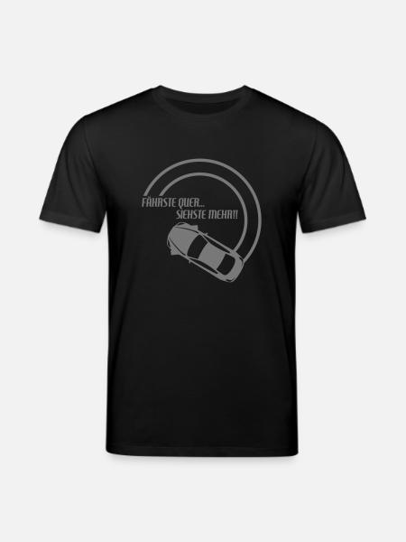 fährste quer... siehste mehr!! 2 - Stanley/Stella Unisex Bio-T-Shirt CREATOR - Schwarz