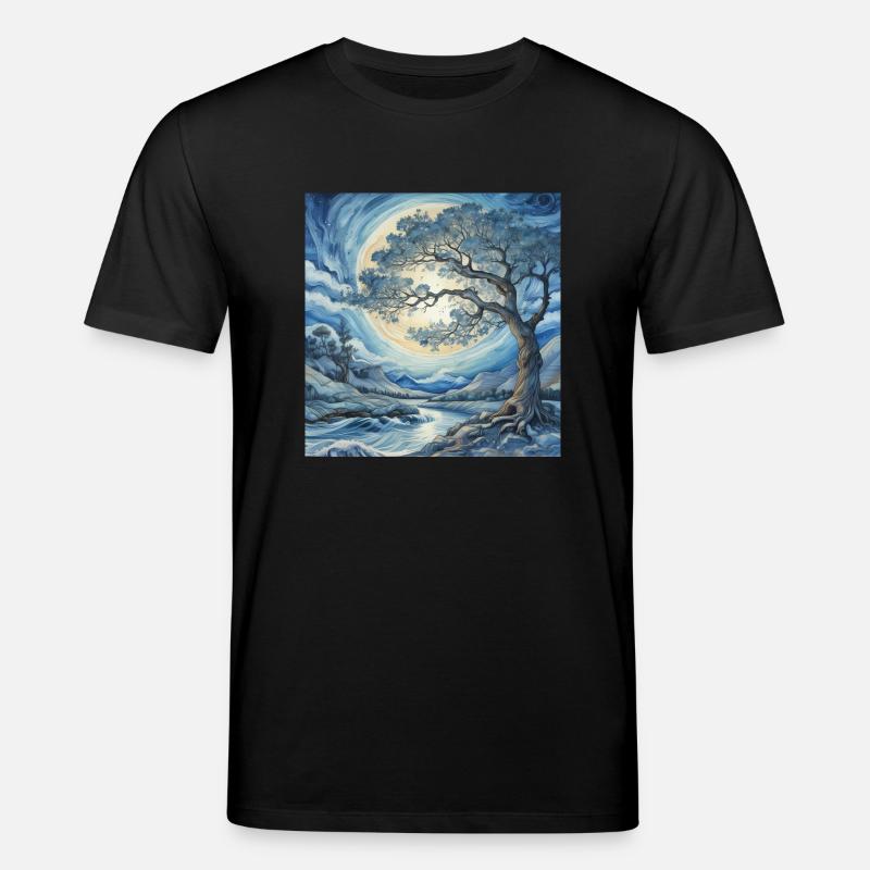 Yggdrasil – Baum des Lebens - Stanley/Stella Unisex Bio-T-Shirt CREATOR - Schwarz