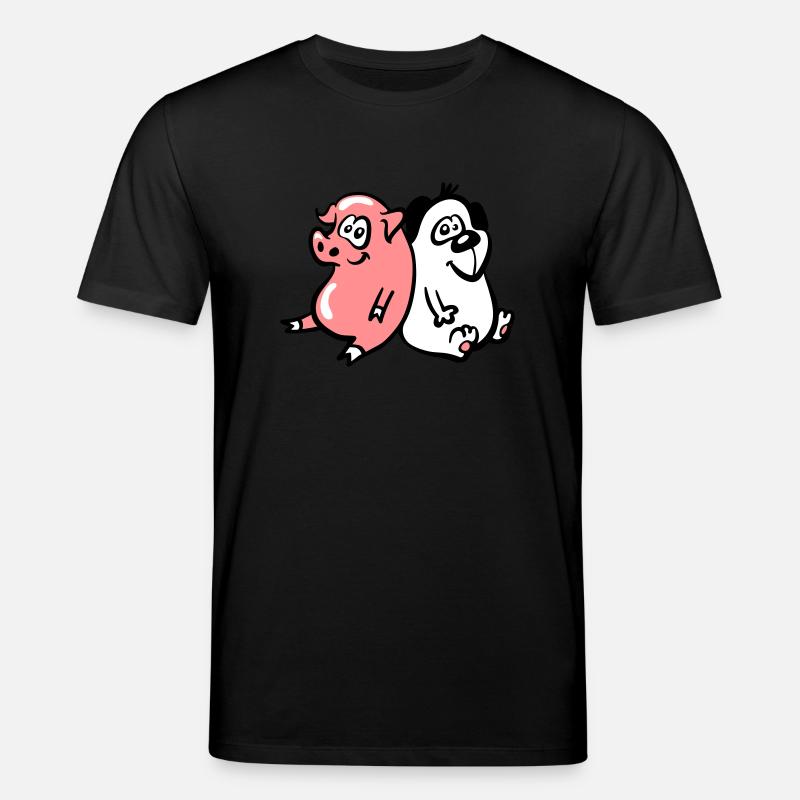 Schweinehund 3 - Stanley/Stella Unisex Bio-T-Shirt CREATOR  - Schwarz