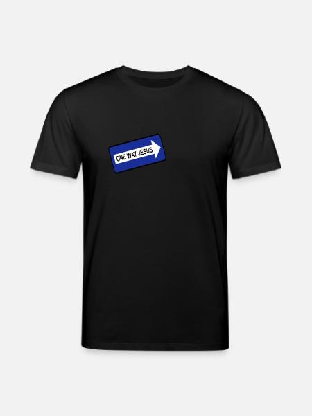 One Way Jesus - Stanley/Stella CREATOR Unisex Organic T-Shirt - black