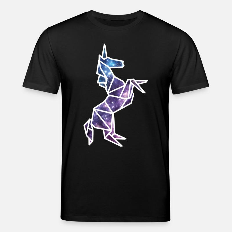 Galaxy Einhorn - Stanley/Stella Unisex Bio-T-Shirt CREATOR  - Schwarz