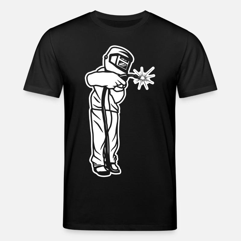 Schweißer Kind - Stanley/Stella Unisex Bio-T-Shirt CREATOR - Schwarz
