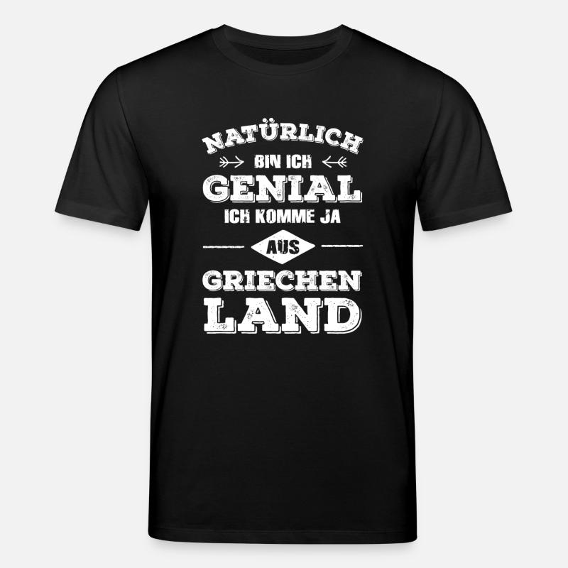 Griechenland - Stanley/Stella Unisex Bio-T-Shirt CREATOR  - Schwarz