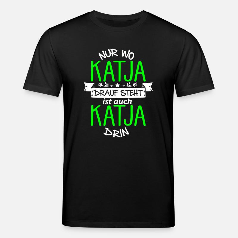 KATJA die Echte - Stanley/Stella Unisex Bio-T-Shirt CREATOR  - Schwarz