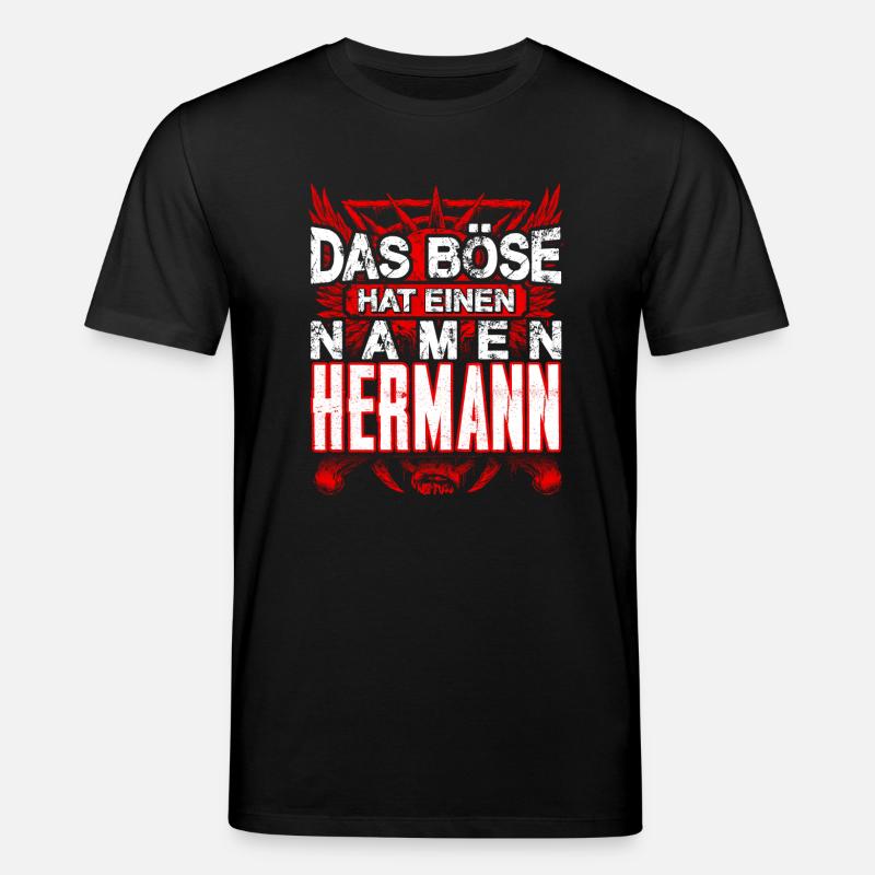 HERMANN - Name - Stanley/Stella Unisex Bio-T-Shirt CREATOR  - Schwarz