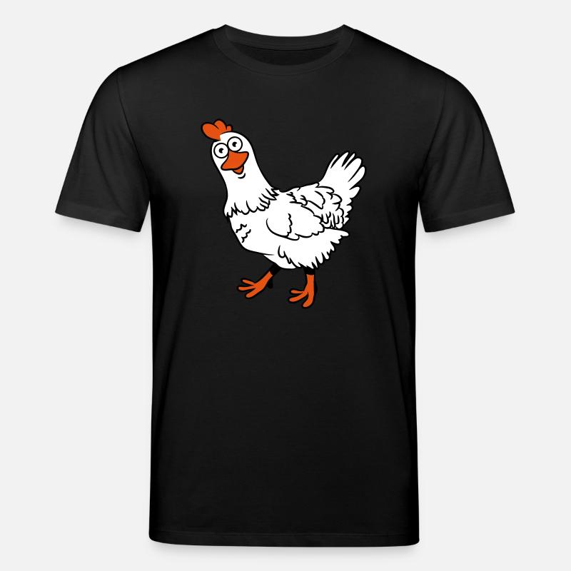 Oiseau poulet drôle - T-shirt bio CREATOR Stanley/Stella Unisexe - noir