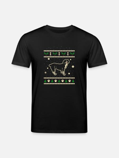 Entlebucher Weihnachtsgeschenk - Stanley/Stella Unisex Bio-T-Shirt CREATOR - Schwarz