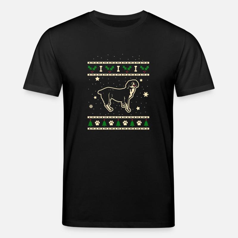 Entlebucher Christmas Gift - Stanley/Stella CREATOR Unisex Organic T-Shirt - black