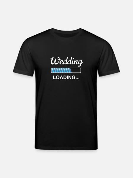 Wedding engagement wedding planning gift - Stanley/Stella CREATOR Unisex Organic T-Shirt - black