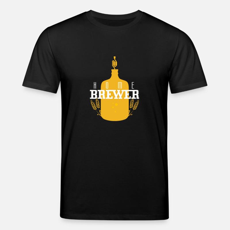 Logo du brasseur Hobby - T-shirt bio CREATOR Stanley/Stella Unisexe - noir