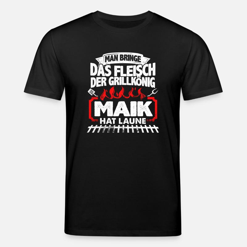 MAIK - Grill - Stanley/Stella Unisex Bio-T-Shirt CREATOR  - Schwarz