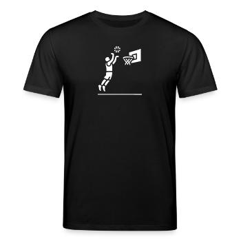 Basketball - Stanley/Stella Unisex Bio-T-Shirt CREATOR  - Schwarz - Vorne - Alina (178cm) & Michal (187cm)