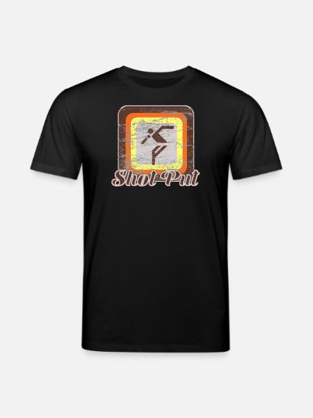 Shot Put Retro - Stanley/Stella CREATOR Unisex Organic T-Shirt - black