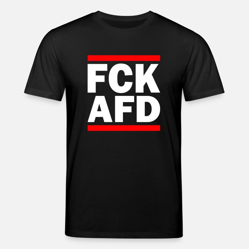 Fck afd - Stanley/Stella Unisex Bio-T-Shirt CREATOR  - Schwarz
