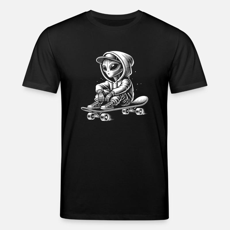 Skateboard - Stanley/Stella Unisex Bio-T-Shirt CREATOR - Schwarz