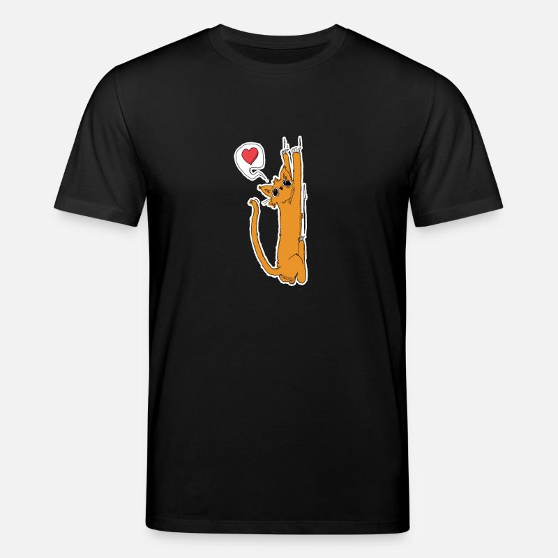 Scratchy Cat - T-shirt bio CREATOR Stanley/Stella Unisexe - noir
