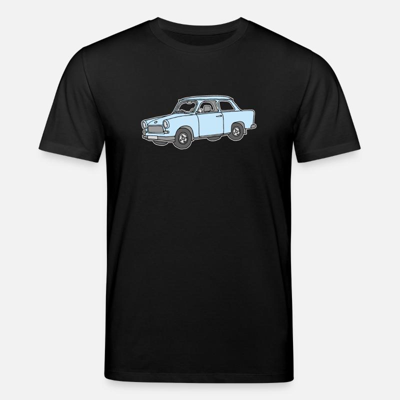 Hellblauer Trabi,  - Stanley/Stella Unisex Bio-T-Shirt CREATOR  - Schwarz