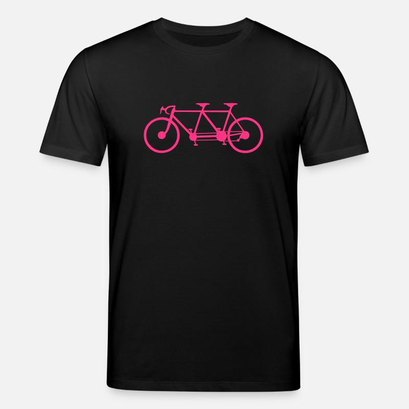 tandem velo bicyclette 3 - T-shirt bio CREATOR Stanley/Stella Unisexe - noir