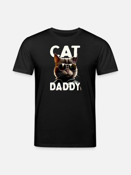 Kat Far Katte Far Kat Far Far Fars Dag Kat - Stanley/Stella CREATOR økologisk unisex-T-shirt - sort