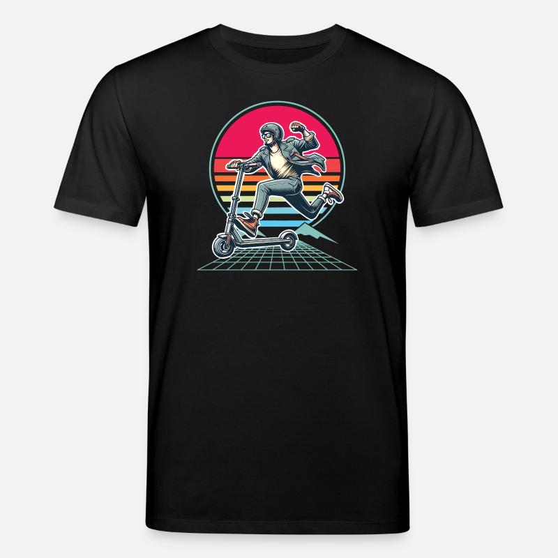 E-Scooter E-Roller Scooter - Stanley/Stella Unisex Bio-T-Shirt CREATOR  - Schwarz