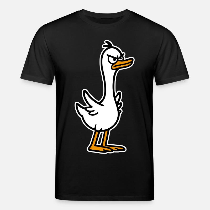 Wütende Gans - Stanley/Stella Unisex Bio-T-Shirt CREATOR  - Schwarz