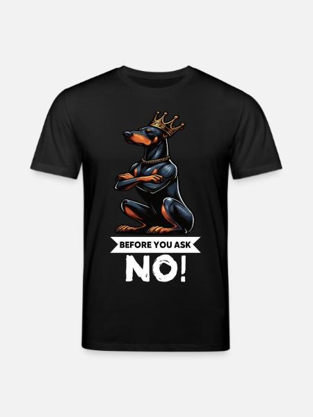 Avant de demander à Dobermann, Dobermannbesitzer - T-shirt bio CREATOR Stanley/Stella Unisexe - noir