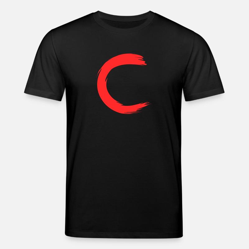 Buchstabe C Anfangsbuchstabe Name - Stanley/Stella Unisex Bio-T-Shirt CREATOR  - Schwarz