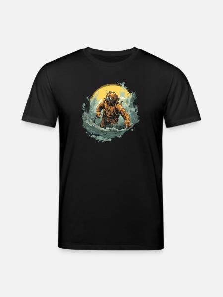 Diver - Stanley/Stella CREATOR Unisex Organic T-Shirt - black