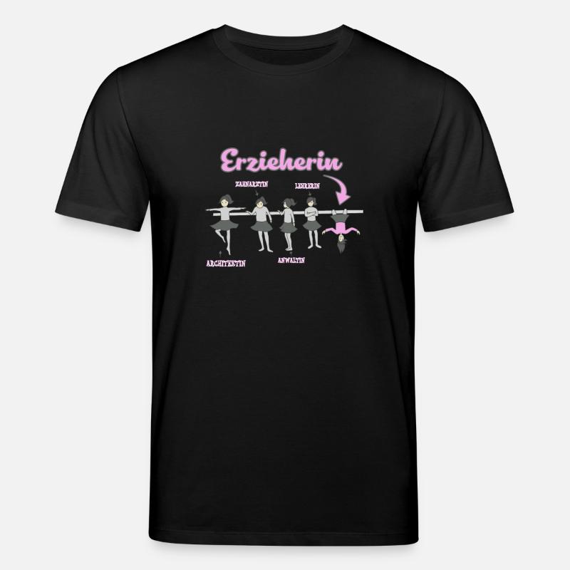 Erzieherin Traumjob - Stanley/Stella Unisex Bio-T-Shirt CREATOR - Schwarz