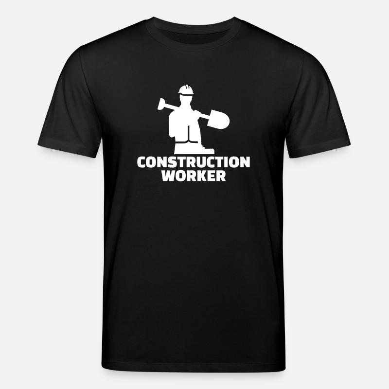 Construction worker - T-shirt bio CREATOR Stanley/Stella Unisexe - noir