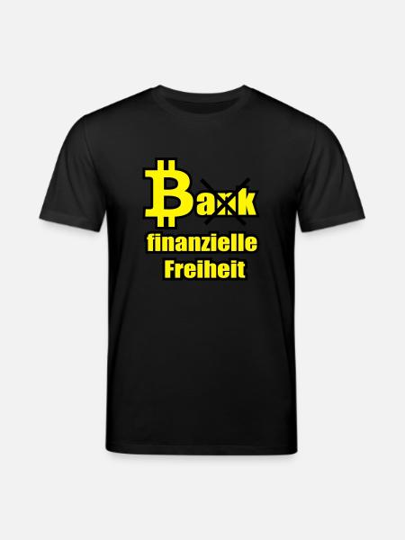 Bitcoin vs Bank - Stanley/Stella Unisex Bio-T-Shirt CREATOR - Schwarz