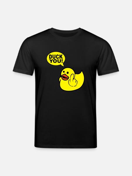 duck you - Stanley/Stella Unisex Bio-T-Shirt CREATOR  - Schwarz