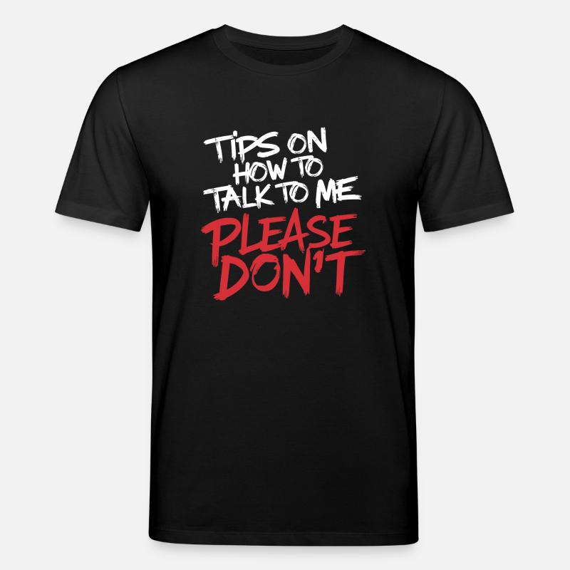 Introverti et sans conversation - T-shirt bio CREATOR Stanley/Stella Unisexe - noir