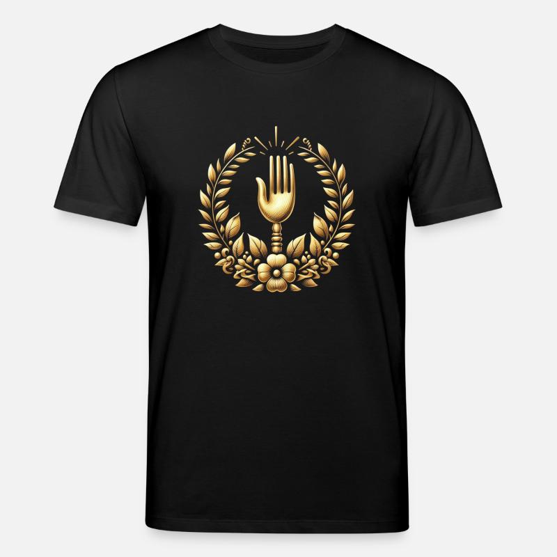 Gourmet Gabel Logo - Stanley/Stella Unisex Bio-T-Shirt CREATOR - Schwarz