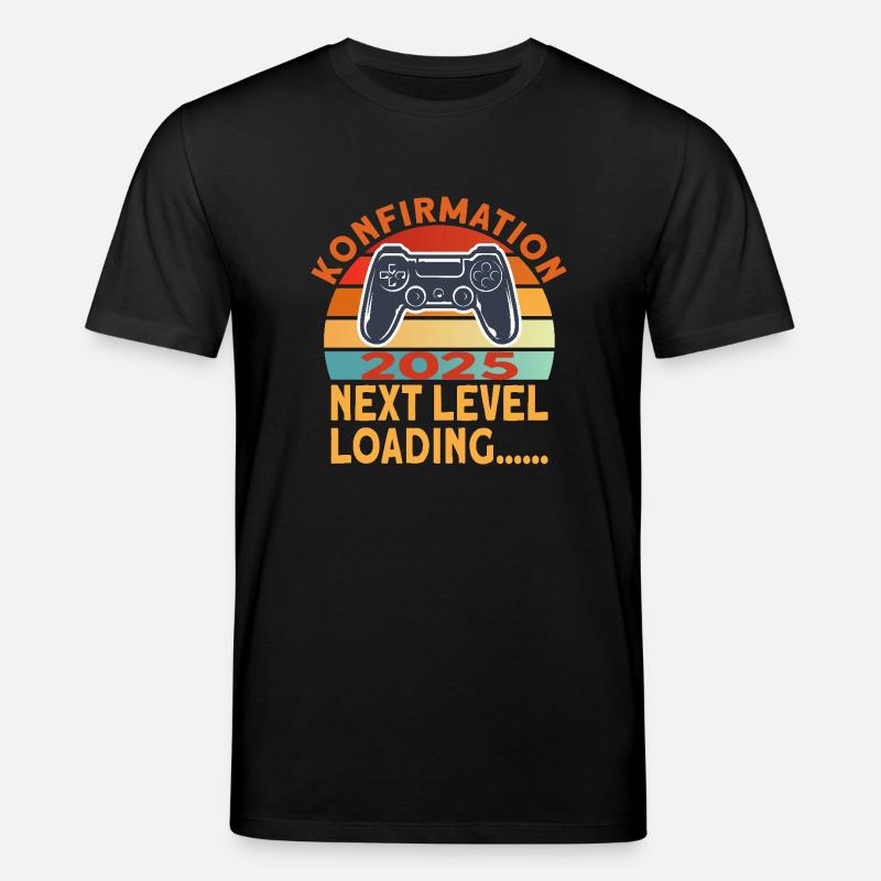 Konfirmation 2025 Konfirmand - Stanley/Stella Unisex Bio-T-Shirt CREATOR  - Schwarz