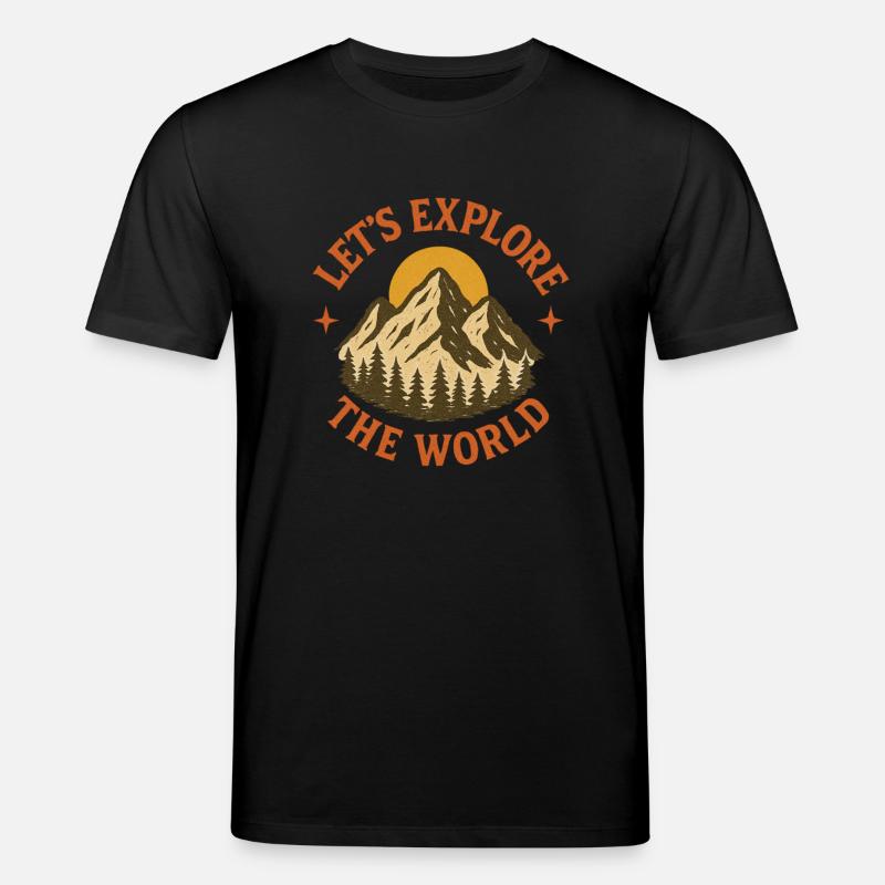 Explorons le monde - T-shirt bio CREATOR Stanley/Stella Unisexe - noir