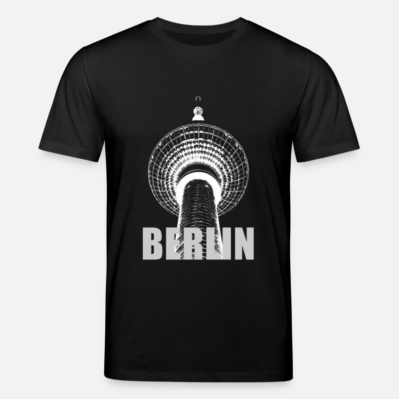 Berlin TV Tower - Stanley/Stella CREATOR Unisex Organic T-Shirt - black