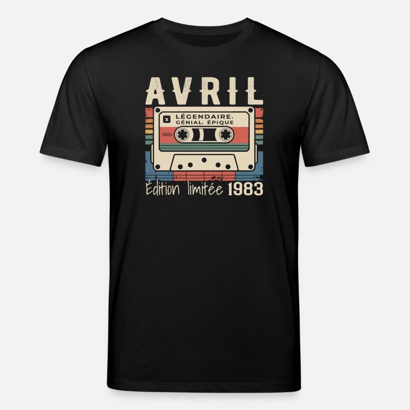 April 1983 April 1983 - Stanley/Stella Unisex Bio-T-Shirt CREATOR  - Schwarz