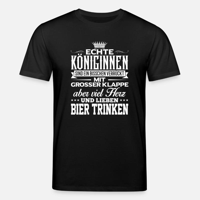 BIER-TRINKEN - liebe - Stanley/Stella Unisex Bio-T-Shirt CREATOR  - Schwarz