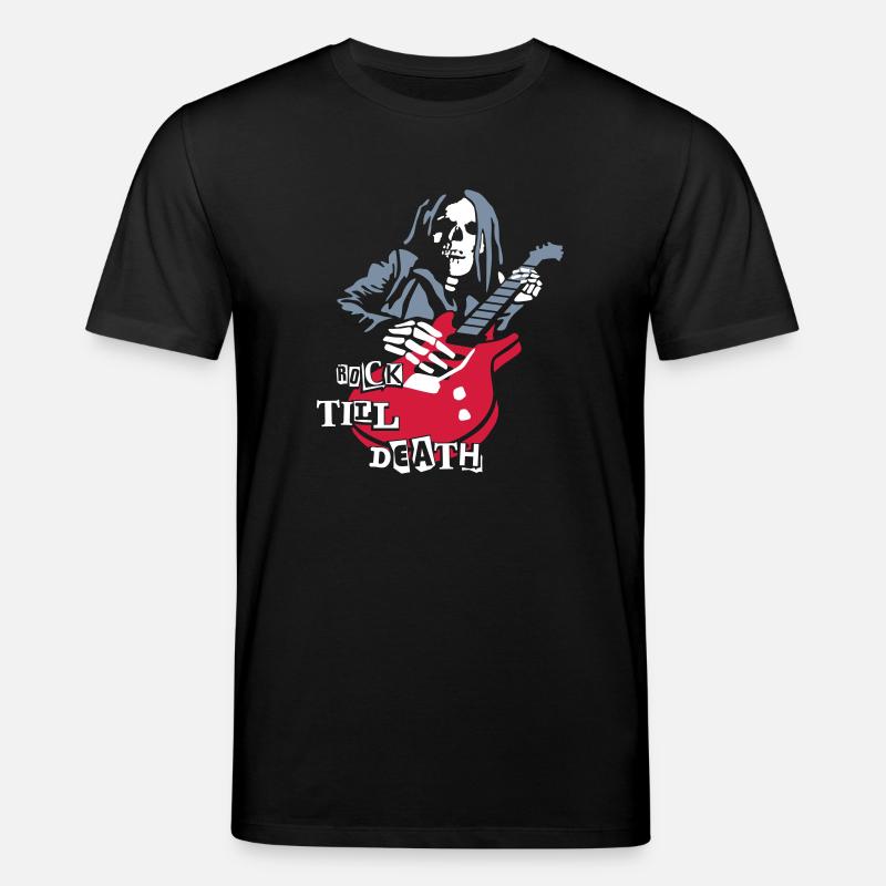 dead_guitar_player_2 - T-shirt bio CREATOR Stanley/Stella Unisexe - noir